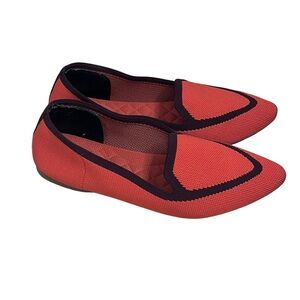 Birdies Blackbird Flat Women's orange and brown size 7